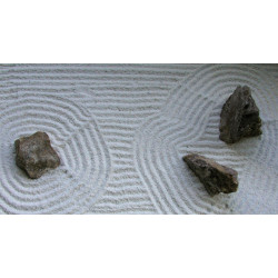 Marmolina para jardín zen