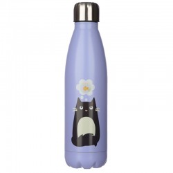 Botella Térmica de Acero Inoxidable - Gato Feline Fine - 500ml