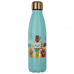Botella Térmica de Acero Inoxidable - Gato de la
Suerte Maneki Neko - 500ml