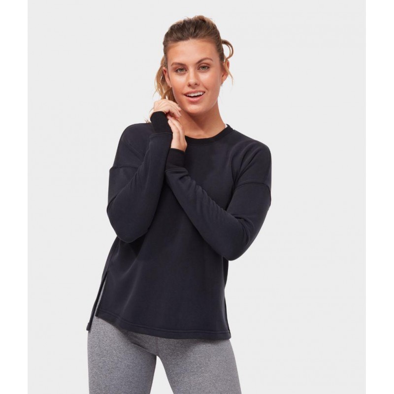 SUDADERA RISE AND SHINE NEGRA