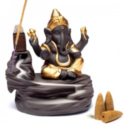 Quemador de incienso de reflujo Ganesha