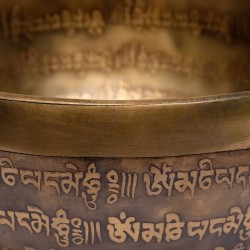 Cuenco tibetano grabado a mano 550-700gr