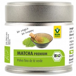 Te Matcha Premium en Polvo Bio Vegan SinGluten 30g Raab