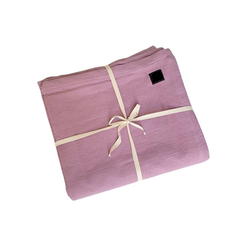 MANTA DE YOGA 100% ALGODON- MALVA