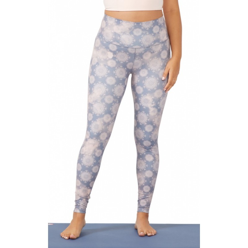 Manduka Essence High Rise Yoga Leggings With Pocket – Lily Pond Shadow Blue
