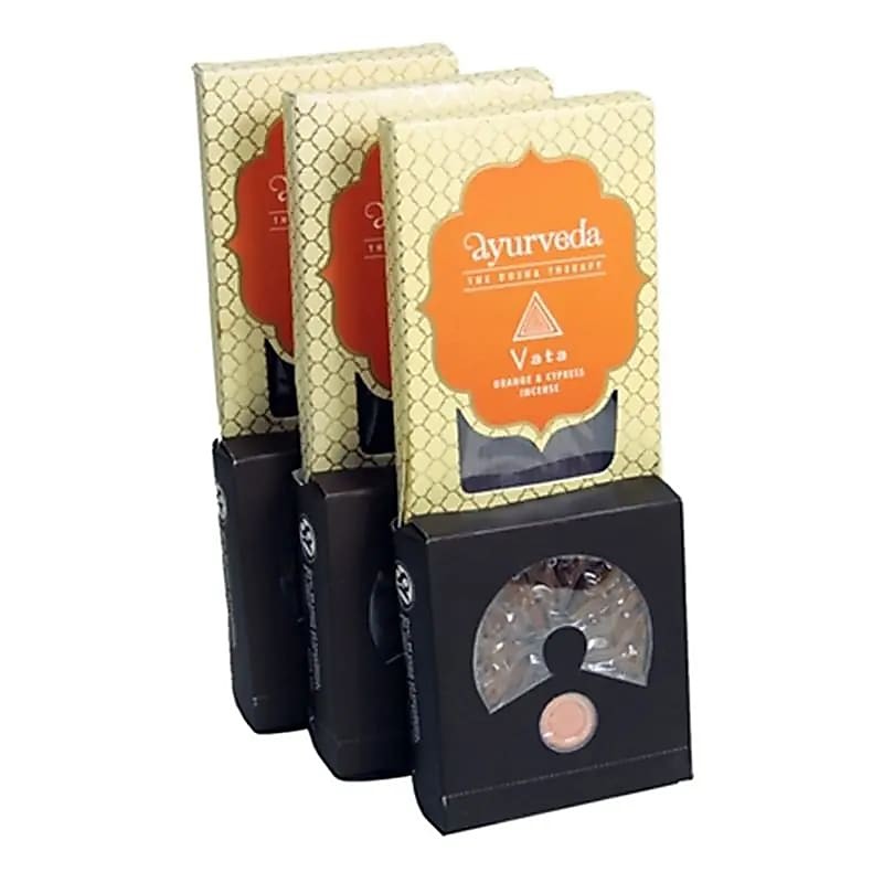 Incienso Ayurveda Naranja y Ciprés ( VATA ) (1paq.)