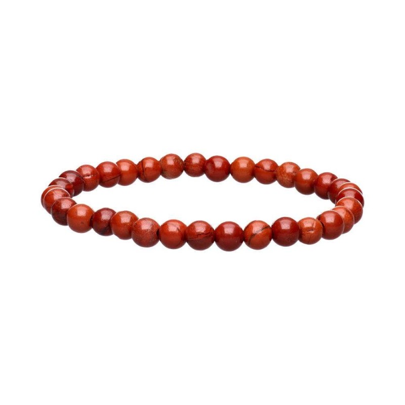 PULSERA JASPE ROJO 4 MM