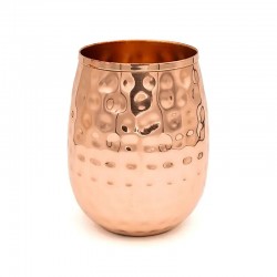 Vaso de cobre martillado...