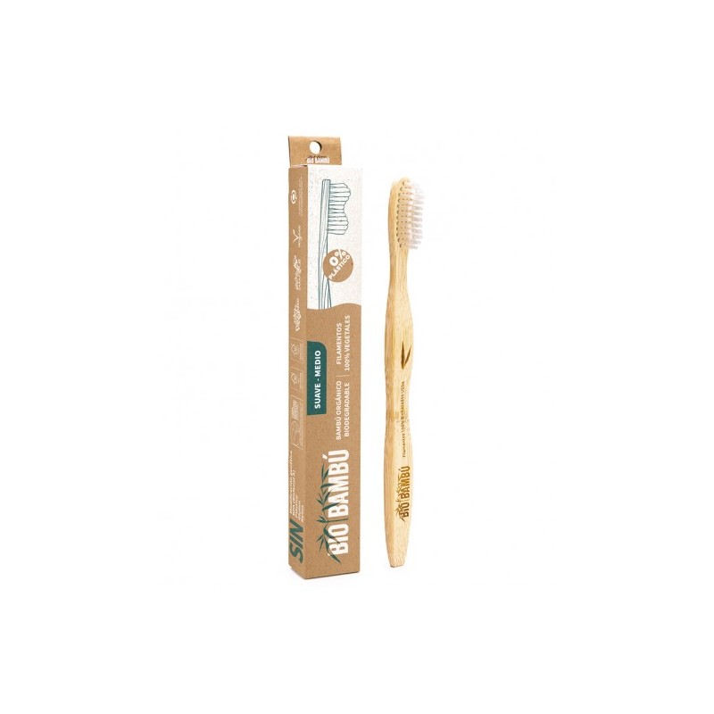 Cepillo dientes bambú Zero waste adulto