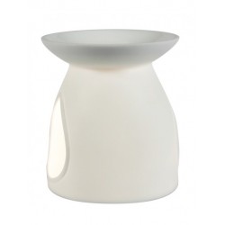 Difusor de aceites a vela porcelana - Liso