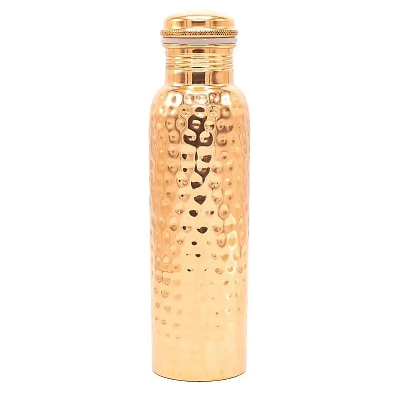 BOTELLA COBRE MARTILLADA 900 ML