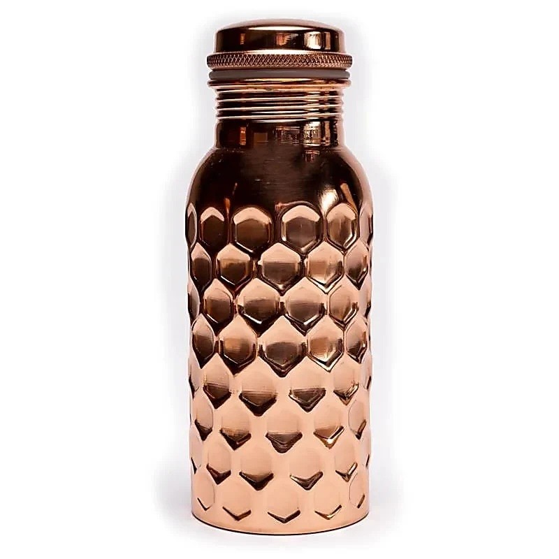 BOTELLA DE COBRE MARTILLADA 500 ML